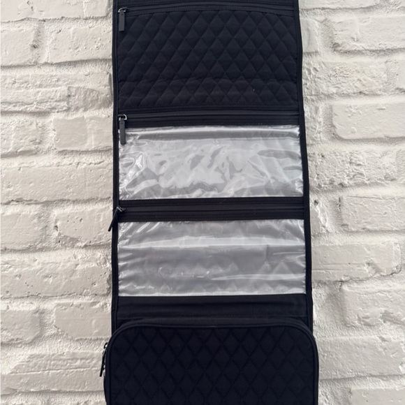 Vera Bradley Black Quilted Makeup Bag - Picture 2 of 5